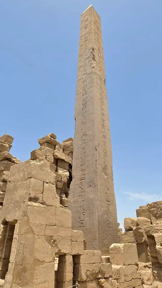 Hatshepsut obelisk at Karnak Temple in Luxor