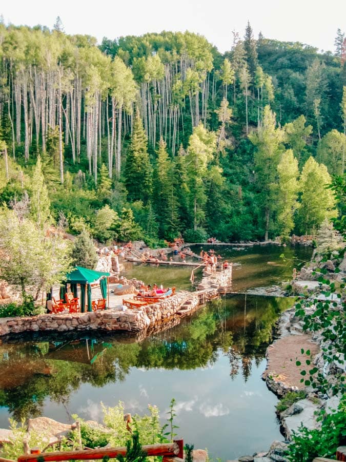 Strawberry Hot Springs near Steamboat Springs, Colorado
