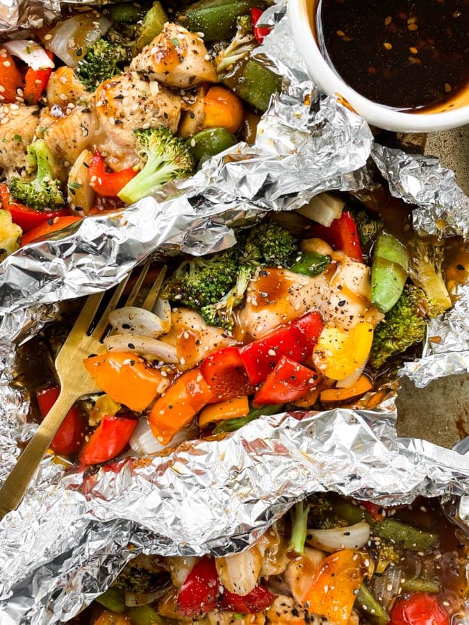 食物連鎖　foil Teriyaki Chicken Foil Packet Dinner (Oven Baked Or Grill) - Hello