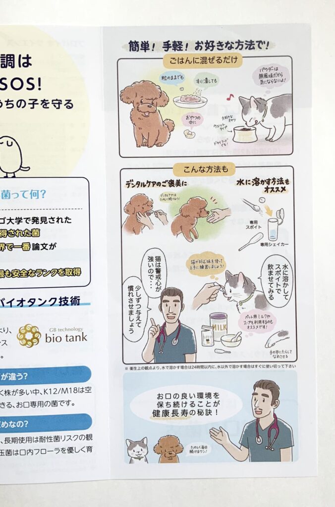 犬や猫、サプリメントの与え方