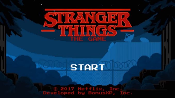 stranger things the game