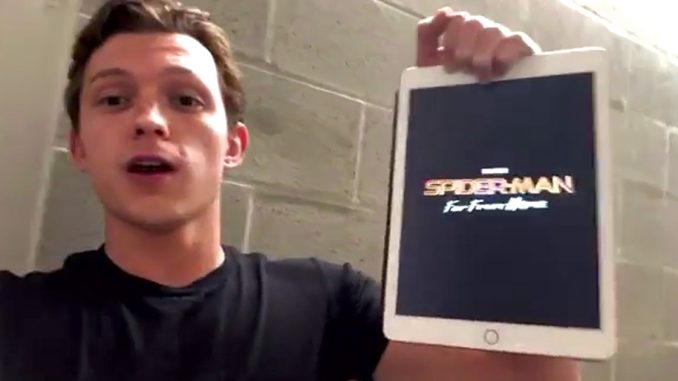 spider-man 2 tom holland far from home