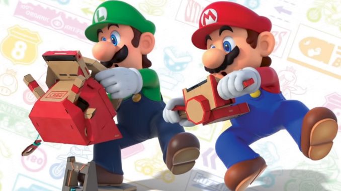 mario kart nintendo labo kit veicoli