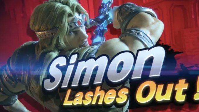 simon belmont super smash bros