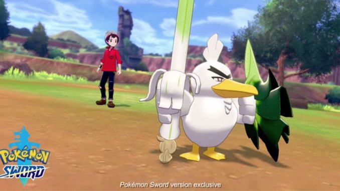 pokemon spada scudo sirfetch'd