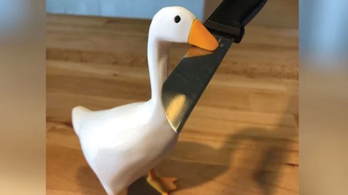 untitled goose game modello stampante 3d