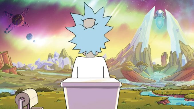 rick and morty 4 toilet