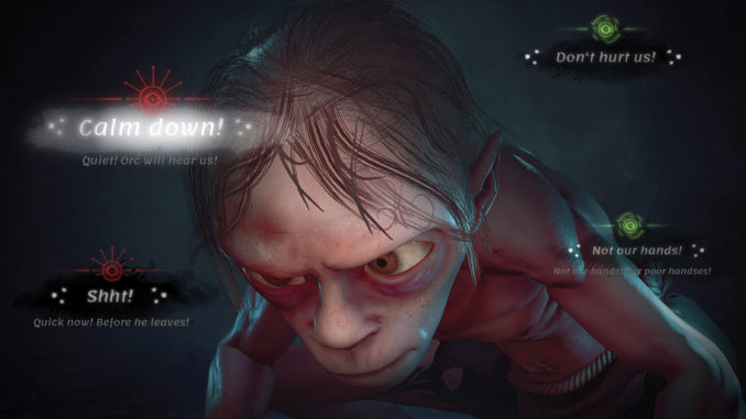 gollum videogame screenshot