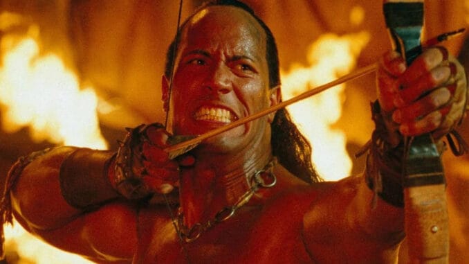 il re scorpione the rock