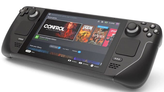 steam deck valve console