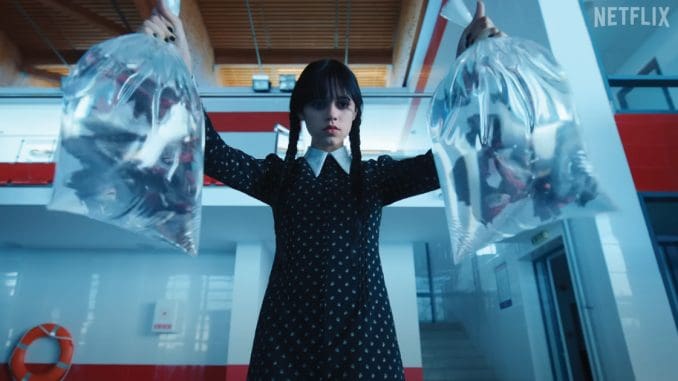 mercoledì netflix trailer