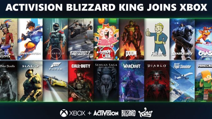 xbox activision blizzard ufficiale