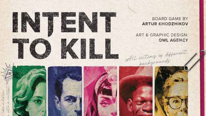 intent to kill gioco da tavolo