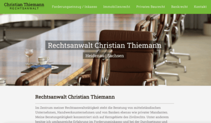 Rechtsanwalt Thiemann in Heidenau - Dresden