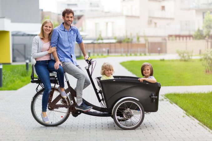 Elektrisches Lastenfahrrad