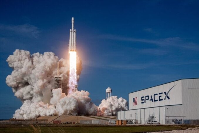 Start einer Falcon Heavy
