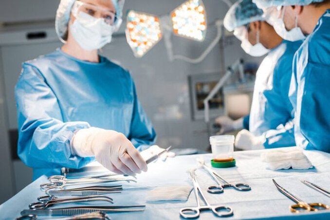 Operation im Krankenhaus