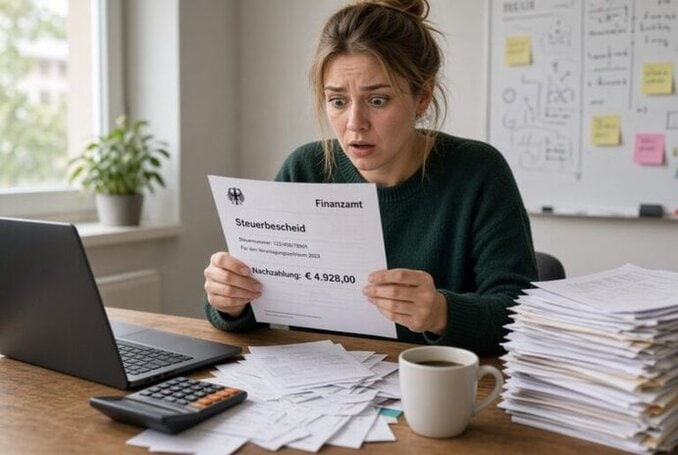 Die ersten zwei Jahre als Unternehmer: Welche Kosten Gründer zu spät sehen Existenzgründer mit Nachzahlung