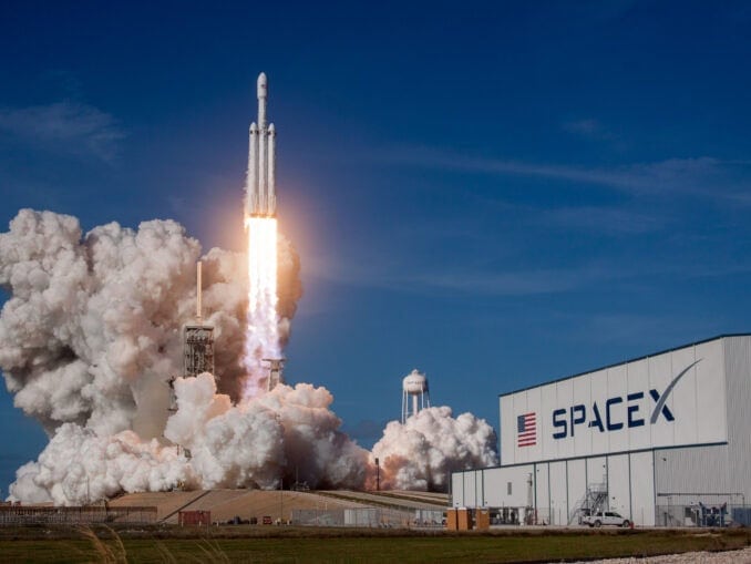 Start einer Falcon Heavy