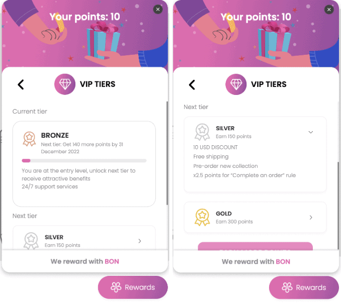 How customers see the VIP program​