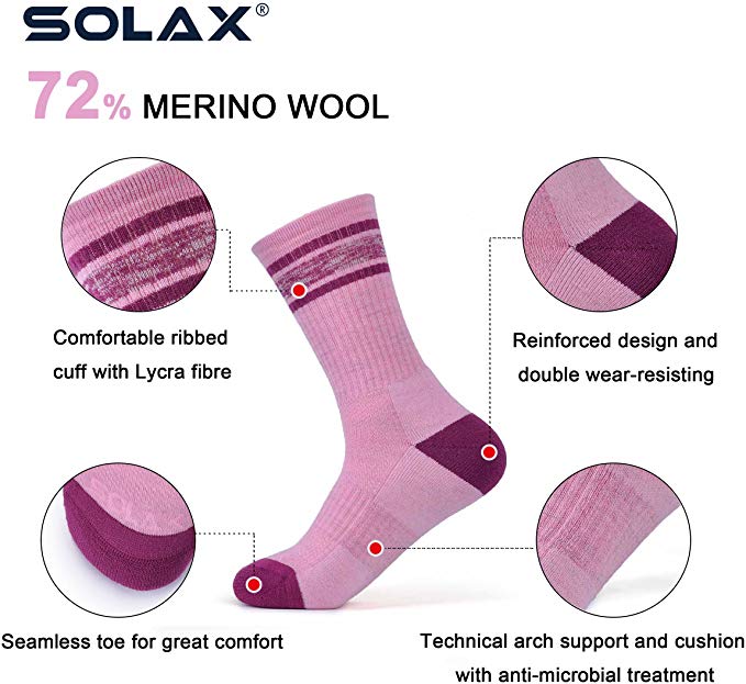 Solax merino wool hiking socks - photo 4