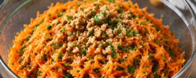 Салат из свежей моркови - рецепт