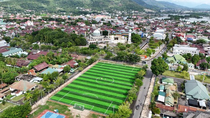 Lapangan Gaspa Palopo Rampung, Gubernur Sulsel: Semoga Jadi Sarana Pola Hidup Sehat Warga