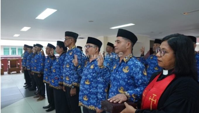 Piet-Kasman Kembali Rotasi 24 Pejabat, Sekda Tegaskan Fokus Perkuat Kinerja Birokrasi