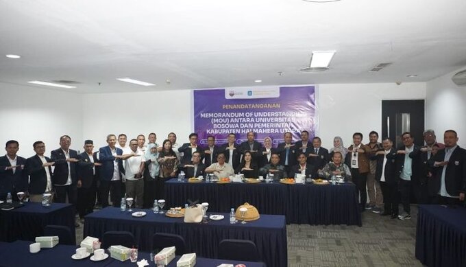 Perkuat Sinergi Pembangunan SDM, Pemkab Halut dan Universitas Bosowa Kerja Sama Melalui MoU