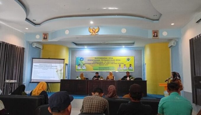Warga Desa Lancang Kuning Antusias Ikuti Musyawarah Pembentukan Tim RKPDes Tahun 2026