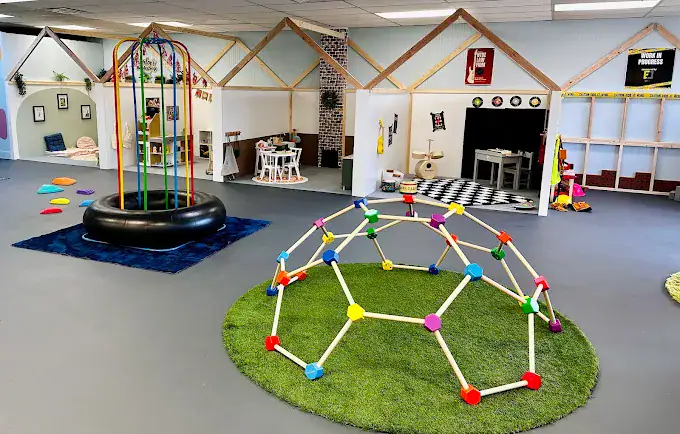 Children playing at Granbury's indoor Playhouse