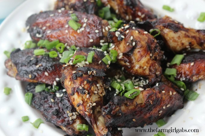 Honey Sesame Wings - Close Shot