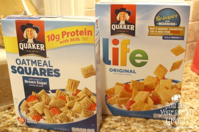 Quaker Cereals www.thefarmgirlgabs.com