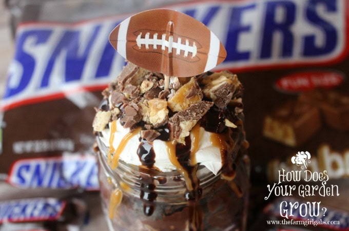 Snickers Brownie Trifle Cups - Feature