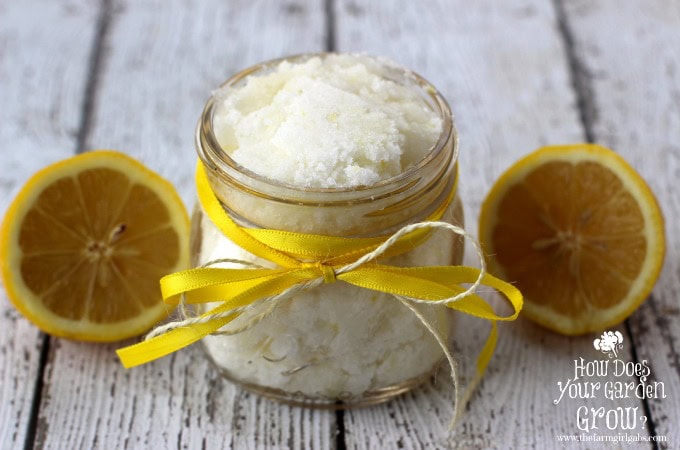 DIY Lemon Foot Scrub - The Produce Moms