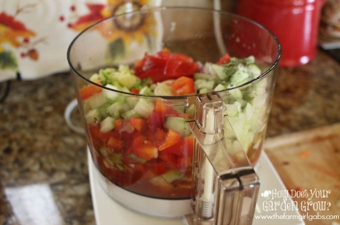 Gazpacho Vegetables 2