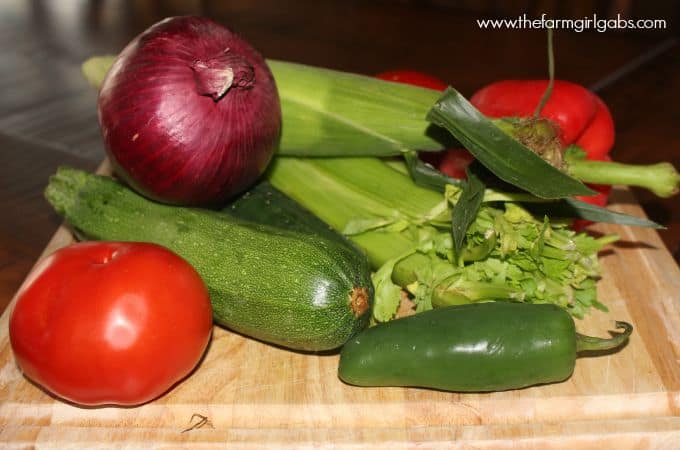 Gazpacho Vegetables