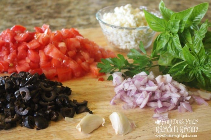 Mediterranean Salsa - Ingredients