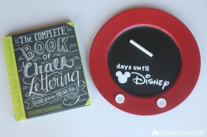 Countdown To Disney Chalkboard-Step 3