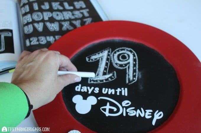 Countdown To Disney Chalkboard