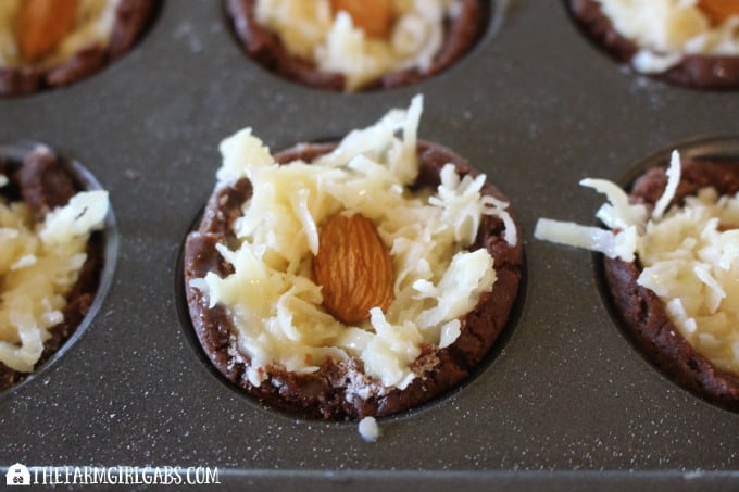 Almond Joy Cups - almonds