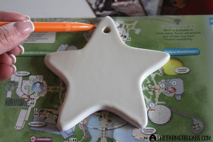 Disney Guidemap Ornaments - Step 1