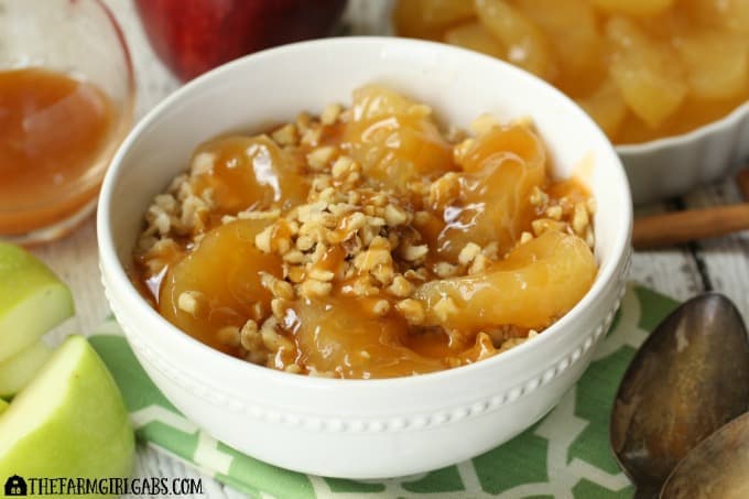 Apple Caramel Walnut Oatmeal