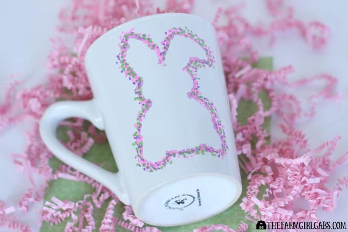 This Bunny Sharpie Mug is an easy DIY craft project that also makes a perfect gift idea for teens.