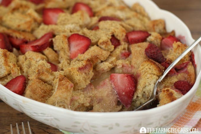 Strawberry French Toast Casserole