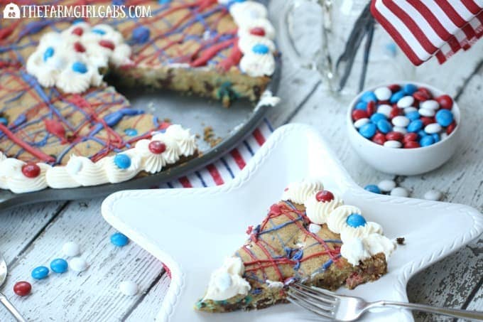 Firecracker Cookie Cake