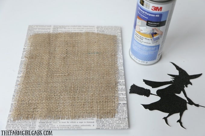 Add some bewitching fun to your Halloween decor. This simple Framed Burlap Witch Art is an easy fall DIY project to make.