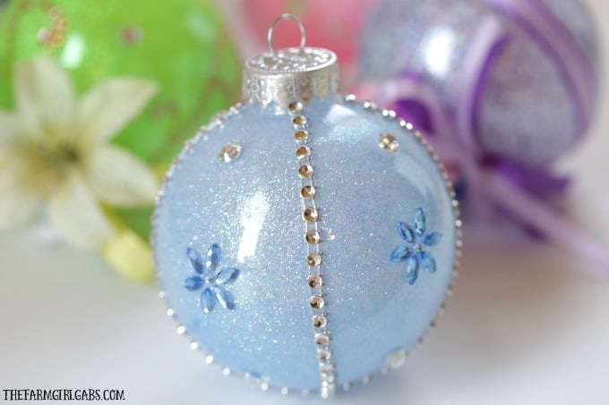 Disney Princess Glitter Ornament - Cinderella