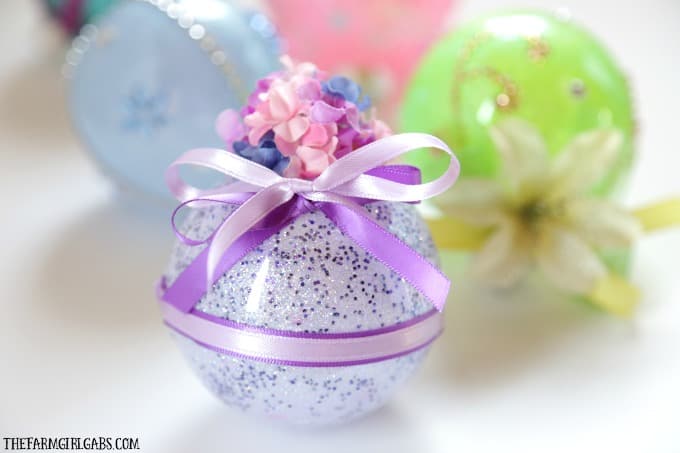 Disney Princess Glitter Ornament - Rapunzel