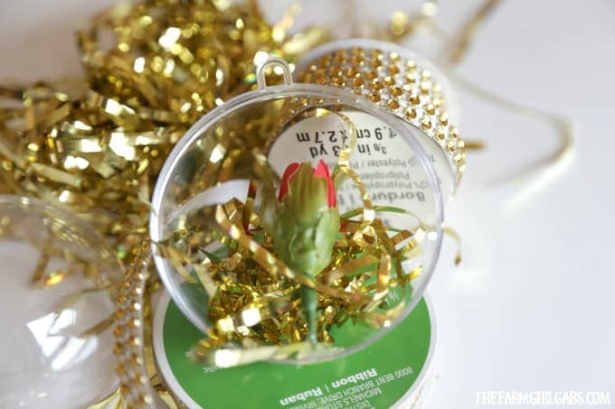 This simple DIY Beauty And The Beast Enchanted Rose Ornament is inspired by the upcoming live-action Beauty And The Beast Film. This is a fun Christmas craft for Disney fans of all ages.